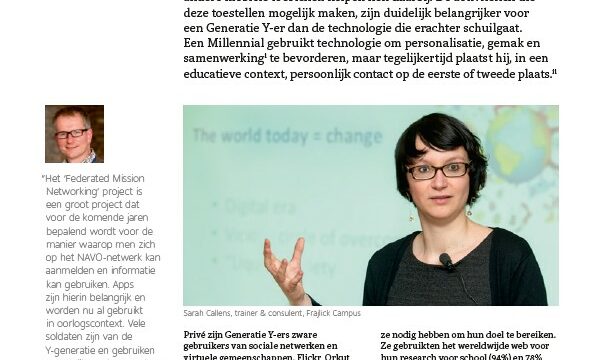 artikel over Generatie Y in Unify tijdschrift