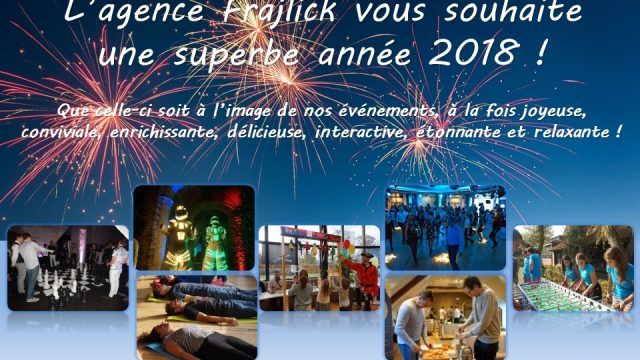 carte de nouvel an 2018 de l'agence Frajlick