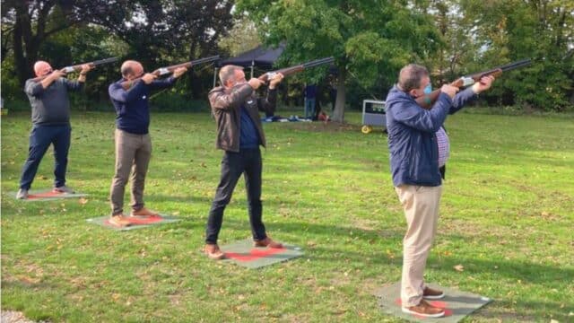 tir au laser pour un teambuilding